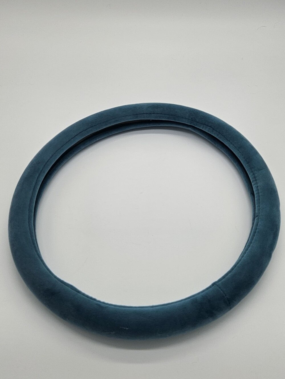 Plush Velvet Steering Wheel Cover - Teal